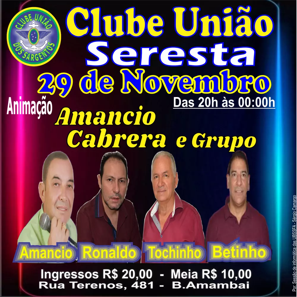 Seresta do Clube União 29/11/2023